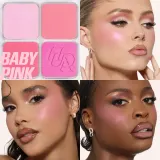 Палетка с румянами и хайлайтером Huda Beauty Blush Filter Blurring Blushlighters Palette, 7.5 г, оттенок Rose Berry — фото 3
