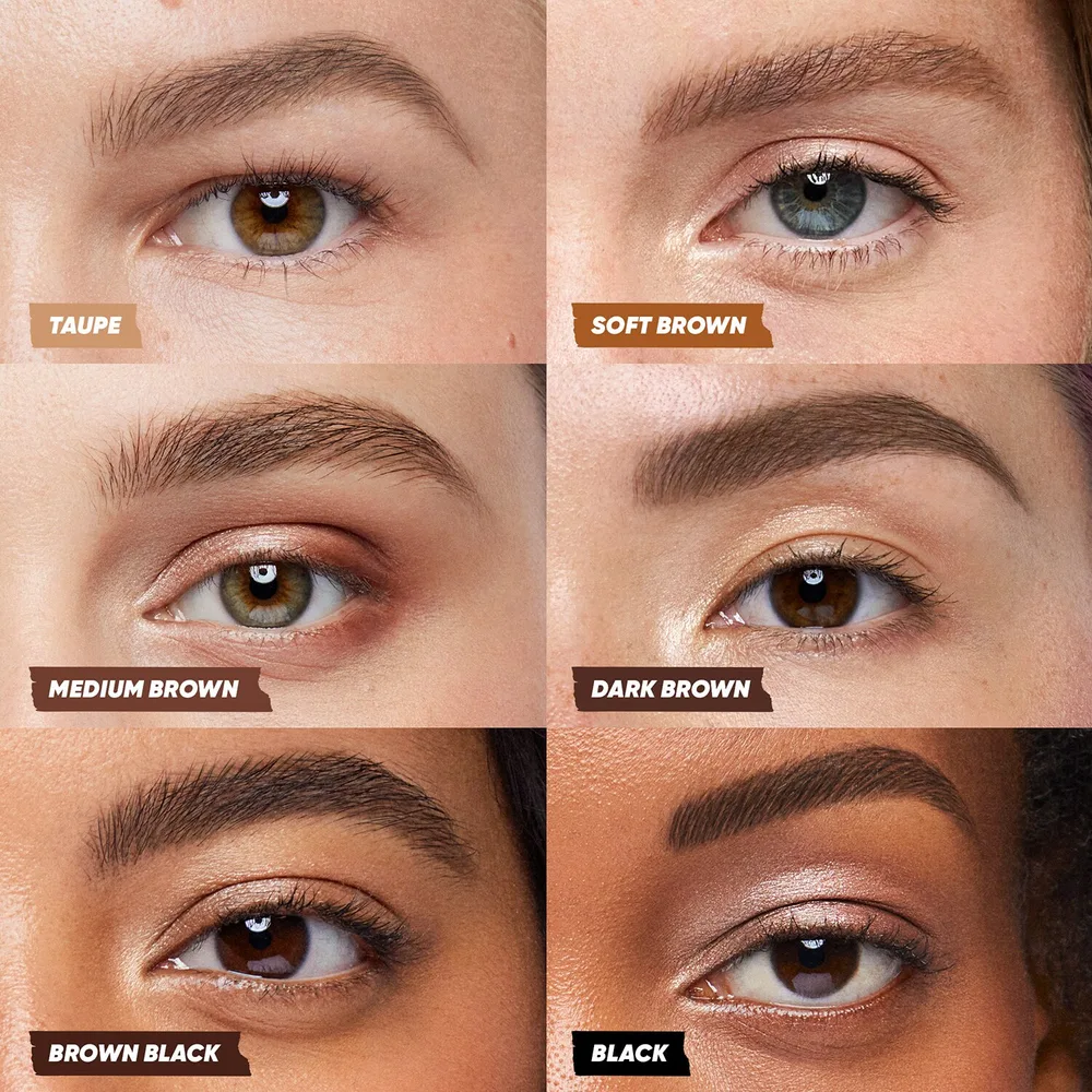 Точный карандаш для бровей Kosas Brow Pop Nano, 0.03 г, оттенок чёрный