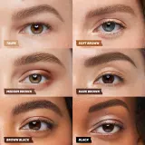 Точный карандаш для бровей Kosas Brow Pop Nano, 0.03 г, оттенок чёрный — фото 1