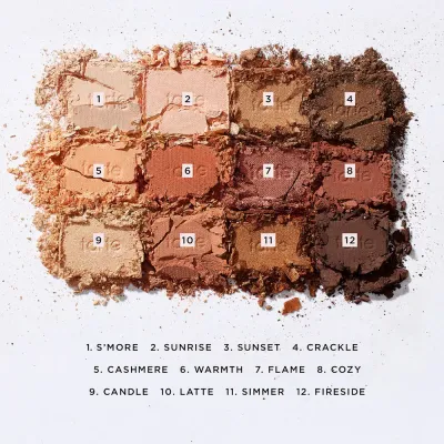 Палетка теней для век Tartelette Amazonian Clay Toasted Palette, 1.3 г