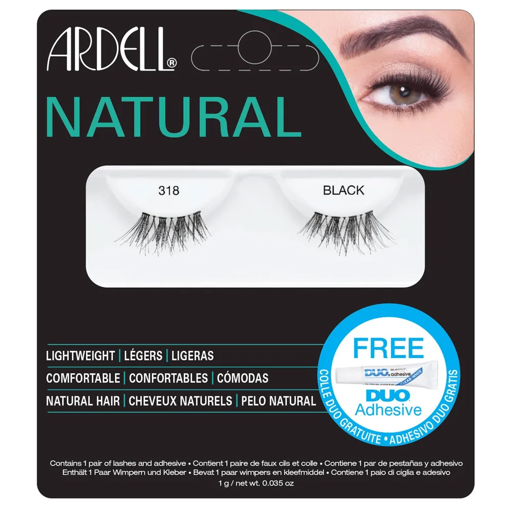 Ardell Accent 318 накладные ресницы на ленте Black, чёрный