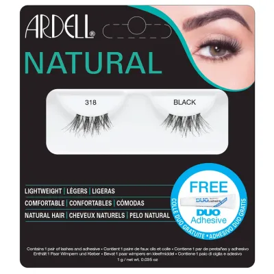 Ardell Accent 318 накладные ресницы на ленте Black, чёрный