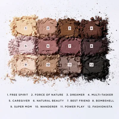 Палетка теней для век Tartelette Amazonian Clay Matte Palette, 1.3 г