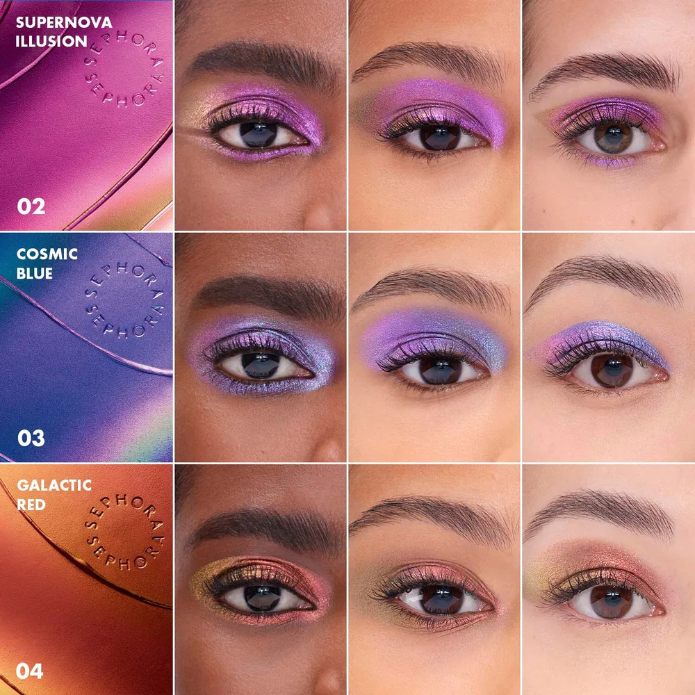 Жидкая мультихромная тени для век Sephora Collection Colorful Special Effects, 2 мл, оттенок 03 Cosmic blue