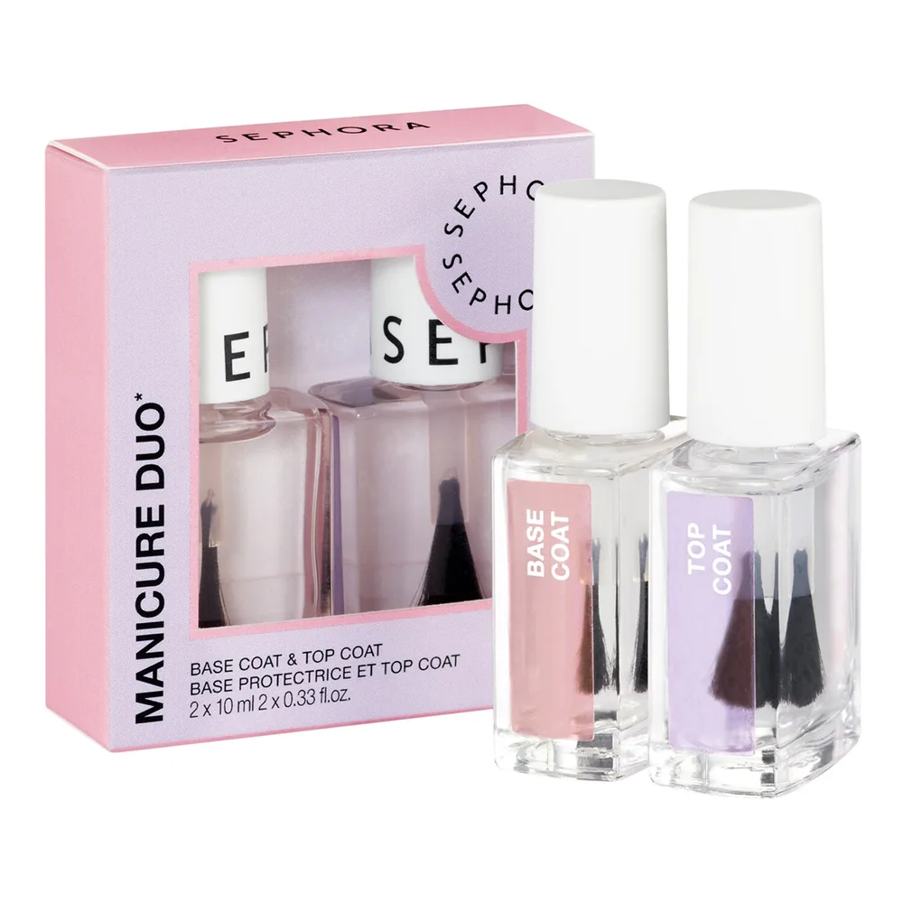 Топ-покрытие и защитная база Sephora Collection Set of 2 manicure products, 10 мл