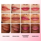 Помада для губ "Блеск" Too Faced Kissing Juicy Tint, 3 г, оттенок Peach Rings — фото 2