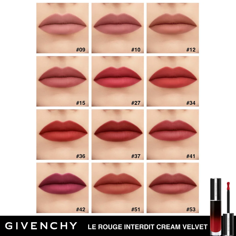 Помада для губ Givenchy The Red Forbidden Cream Velvet, оттенок Nr 41 Brun Erable