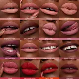 Матовая жидкая помадка Huda Beauty Liquid Matte Lipstick, 4.2 мл, оттенок Bombshell — фото 5