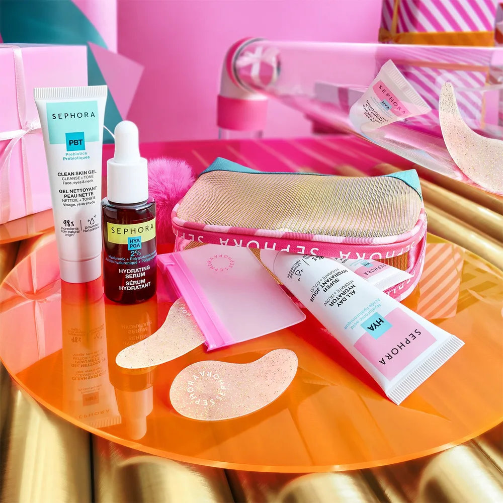 5 мини продуктов для ухода за кожей Sephora Collection MINI ESSENTIAL CARE KIT, 30 мл