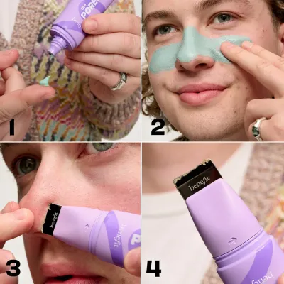Маски для лица - инструмент для очищения угрей и пор Benefit Cosmetics The POREfessional Degunker, 22 мл