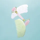Sephora Collection роллер для лица и шеи из розового кварца, 1 шт, оттенок Roller для лица z fioletowego kwarcu — фото 2