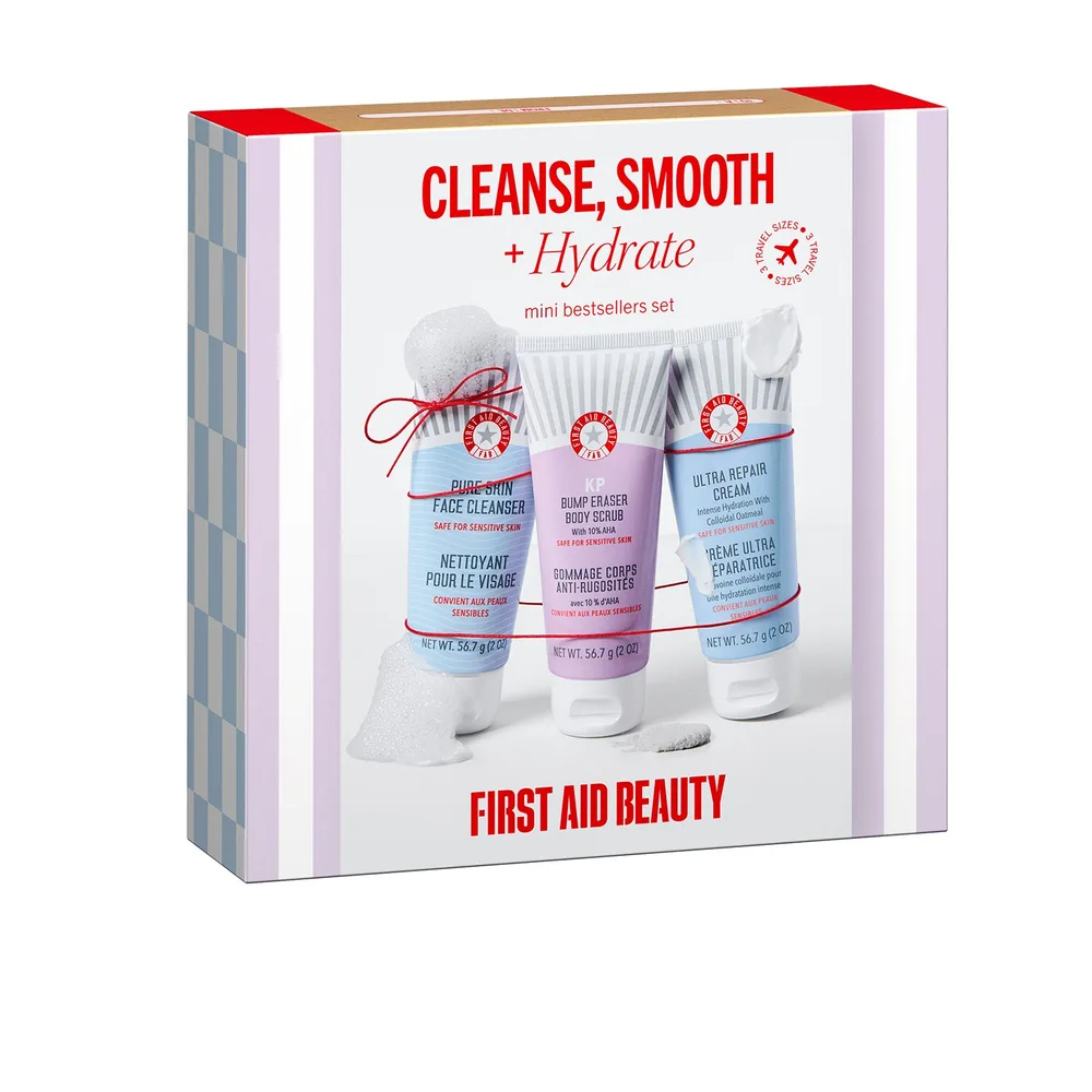 Набор косметики "Люксовый уход для кожи" First Aid Beauty Face + Body Bestsellers, 56.7 г