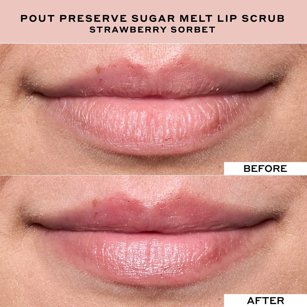 Питательный скраб для губ OLEHENRIKSEN Pout Preserve Sugar Melt Lip Scrub, Strawberry Sorbet, 10 мл
