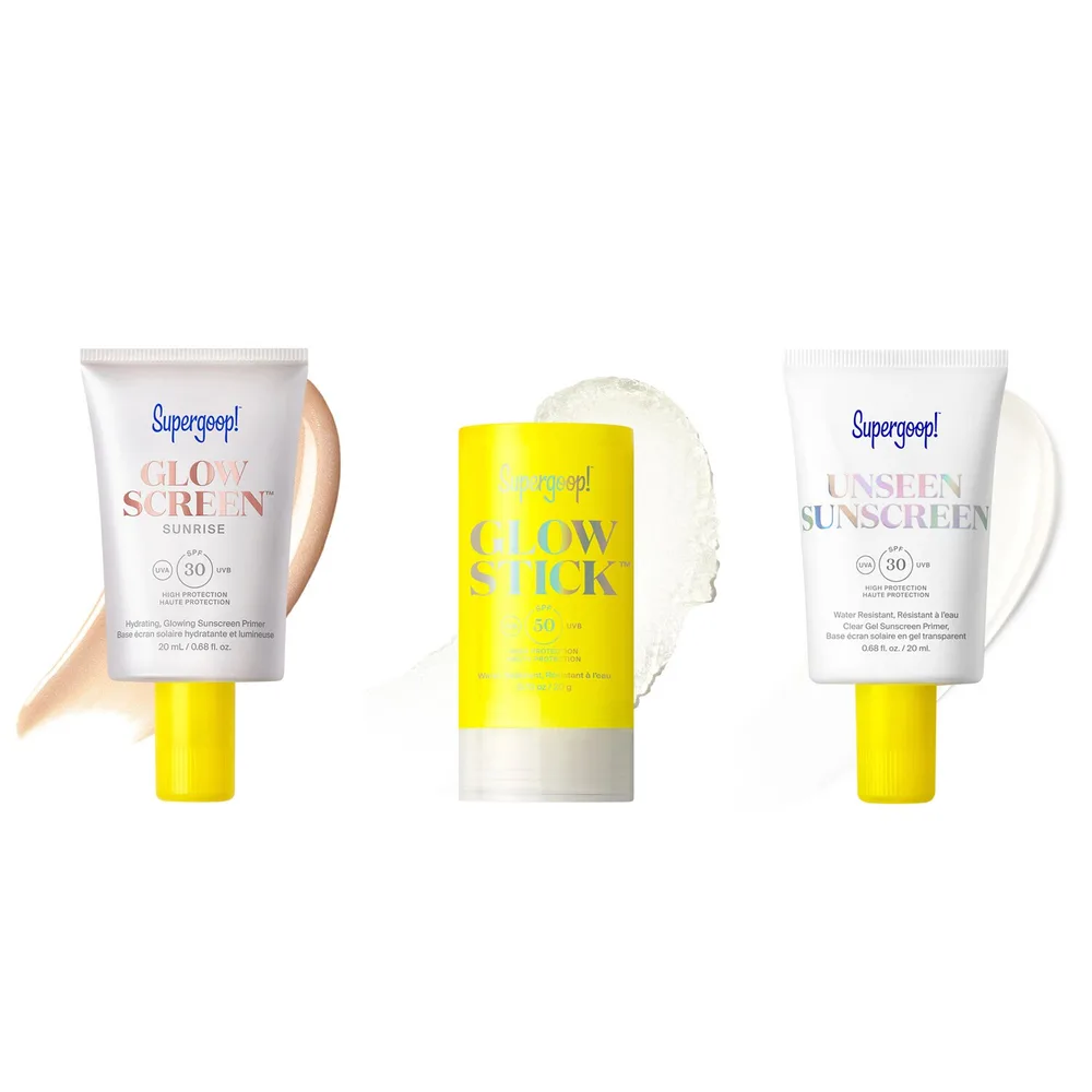 Набор средств для загара Supergoop! Beauty Essentials SPF Travel Kit, 20 мл