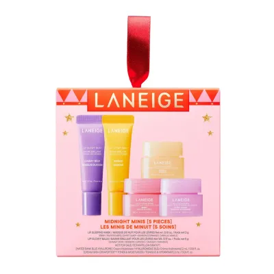 Набор миниатюрных средств по уходу за губами LANEIGE Midnight Minis Set, 5 г