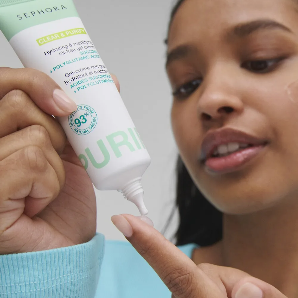 Уход за зрелой проблемной кожей: Увлажняющий матирующий уход Sephora Collection Non-greasy gel moisturizing-mattifying cream, 50 мл