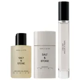 Salt And Stone Mini Discovery Trio набор миниатюр дезодорант мист и гель для душа Sandalwood Vetiver 28 г + 10 мл + 35 мл — фото 1