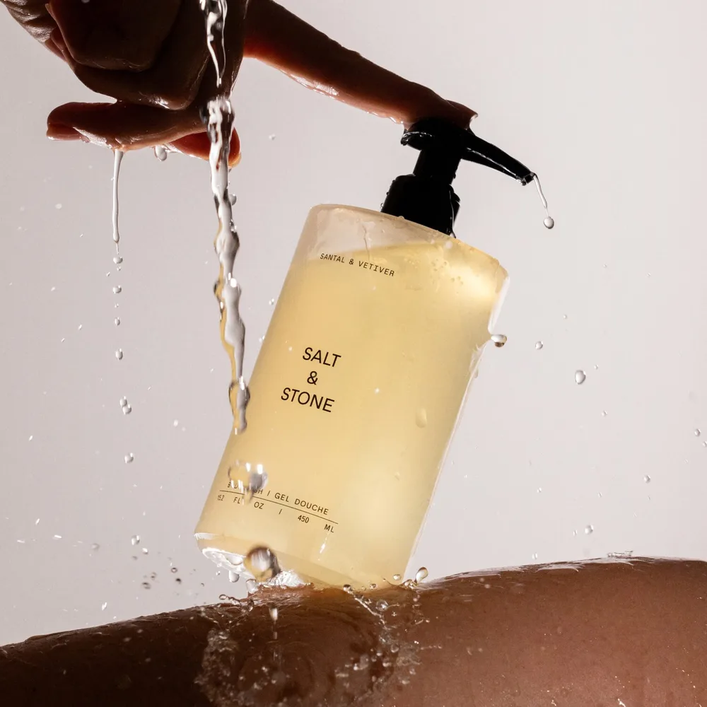 Гель для душа с ароматом бергамота и гиноки Salt And Stone Body Wash, 450 г