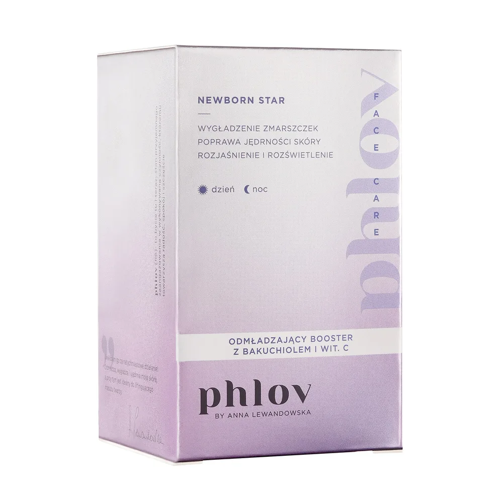 Омолаживающее сыворотка с бакухиолом и витамином С Phlov NEWBORN STAR, 15 мл