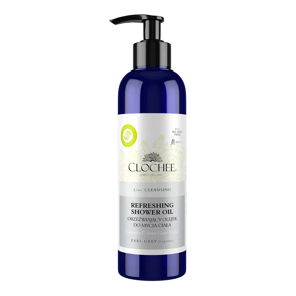 Гель для душа "Мята и Лимон" Clochee Refreshing body wash oil, 250 мл