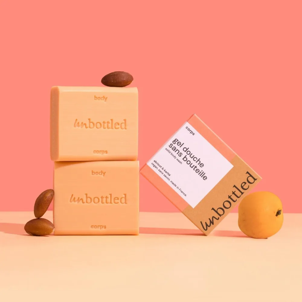 Мыло для тела "Лаванда и Лимон" Unbottled Shower Gel Without Bottle Apricot & Shea, 110 г