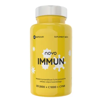 Noyo Pharm Noyo Immun биологически активная добавка витамин C, витамин D и цинк, 60 капсул