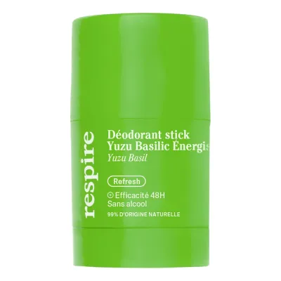 Дезодорант с эффективностью на 48 часов Respire Deodorant Yuzu Basil, Bazylia Yuzu, 50 г