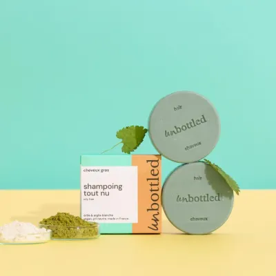Unbottled Shampoing Tout Nu Твёрдый шампунь для жирных волос 75 г