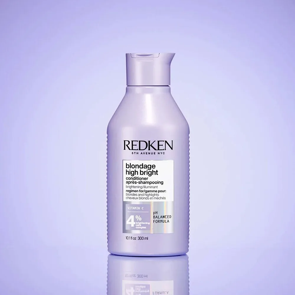 Набор косметики для волос "Шампунь и кондиционер" Redken Blondage High Bright Hair Conditioner, 300 мл