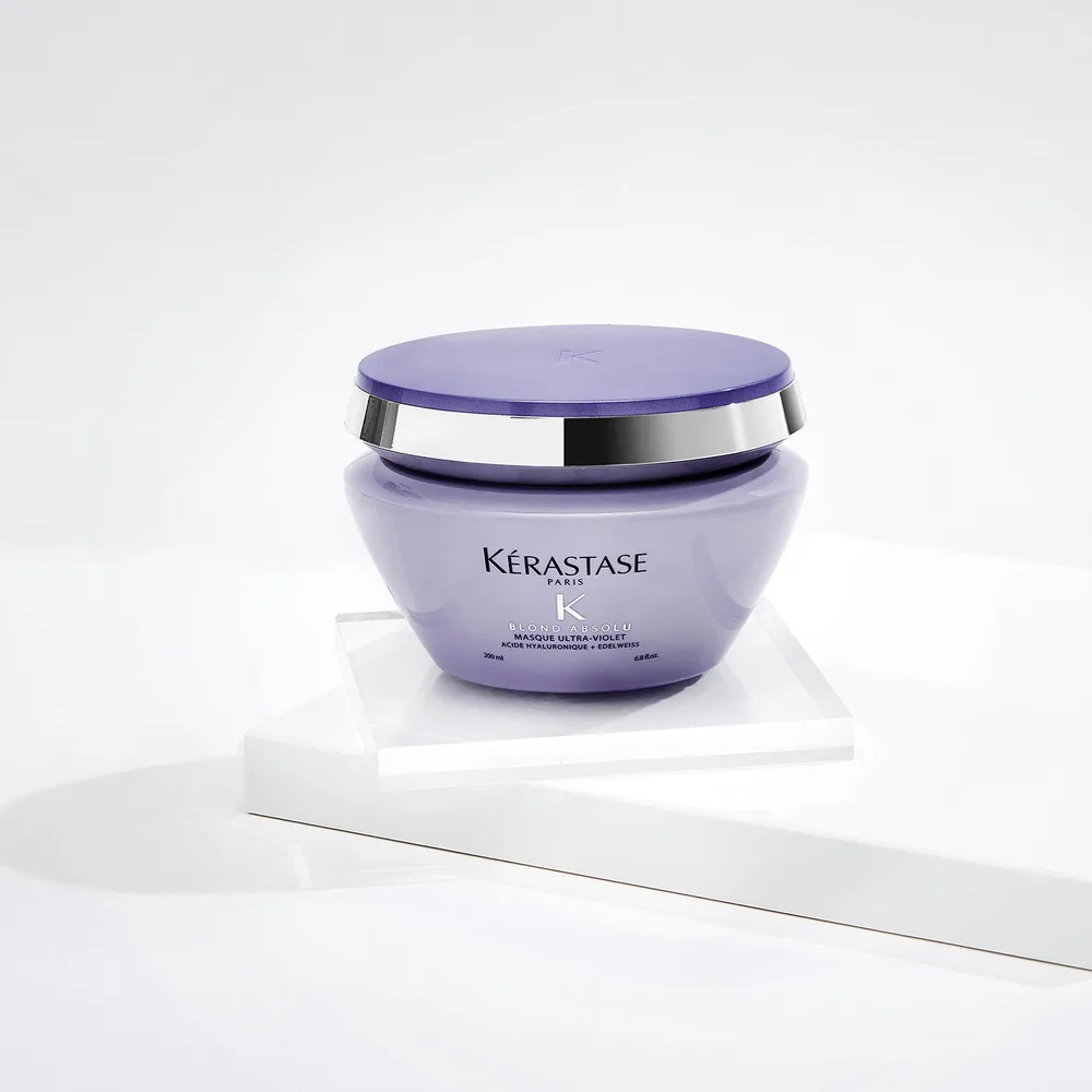 Набор косметики для волос "Шампунь и кондиционер" Kérastase BLOND ABSOLU Ultra-Violet Mask, 200 мл