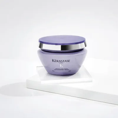 Набор косметики для волос "Шампунь и кондиционер" Kérastase BLOND ABSOLU Ultra-Violet Mask, 200 мл