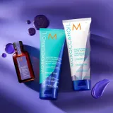 Масло для волос блонд, мелированных и седых Moroccanoil Violet Care — фото 4