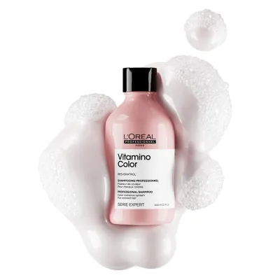 Шампунь для волос "Шампунь с маслом жожоба" L'Oréal Professionnel Vitamino Color szampon, 300 мл