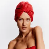Спортивный легкий тюрбан для волос GLOV Eco-Friendly Sports Hair Wrap Red, 1 шт — фото 3