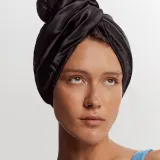 Двусторонний тюрбан для волос черного цвета GLOV Hair Wrap, 1 шт — фото 3