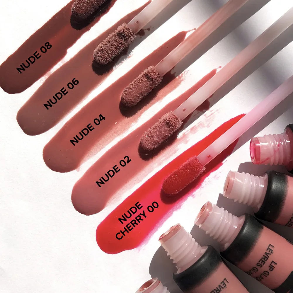 Блеск для губ Nudestix Lip Glace, 10 мл, оттенок Nude 04