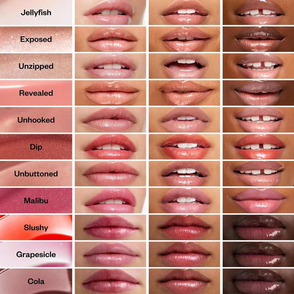 Блеск для губ, увеличивающий объем, обогащенный пептидами Kosas Wet Lip Oil, 4.6 мл, оттенок Jellyfish