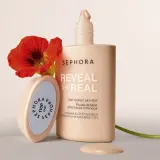 Жидкое тональное средство с эффектом сияния Sephora Collection Reveal The Real, 30 мл, оттенок 100N Fair — фото 4