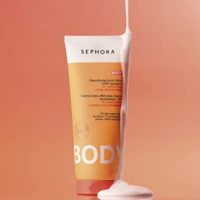 Увлажнение на 12 часов Sephora Collection Body cream with a new skin effect, 200 мл