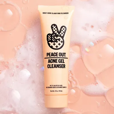 Крем для зрелой кожи лица, проблемная кожа Peace Out Skincare Cleansing gel, 118 мл