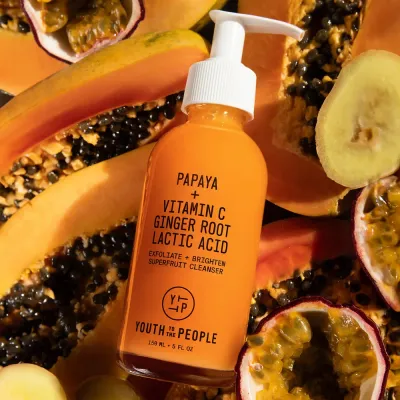 Пенка для лица: Папайя + Витамин C Youth To The People Brightening and exfoliating Superfruit cleansing gel, 150 мл
