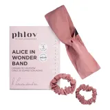 Набор косметики для волос "Шампунь и кондиционер" Phlov Set of Erasers with Alice In Wonder-Band Vegan Silk Band, 1pce — фото 1