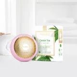 FOREO Green Tea UFO маска для лица тканевая очищающая с зелёным чаем 6 шт, 6 pcs — фото 3