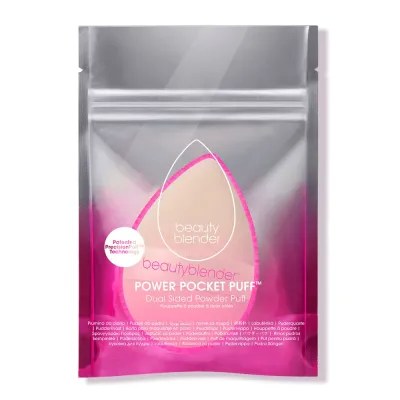 Двусторонняя треугольная кисть для пудры beautyblender Power Pocket Puff, 1 шт