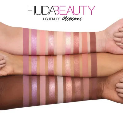Нюдовые палетки для макияжа Huda Beauty Eye palette, 10 г