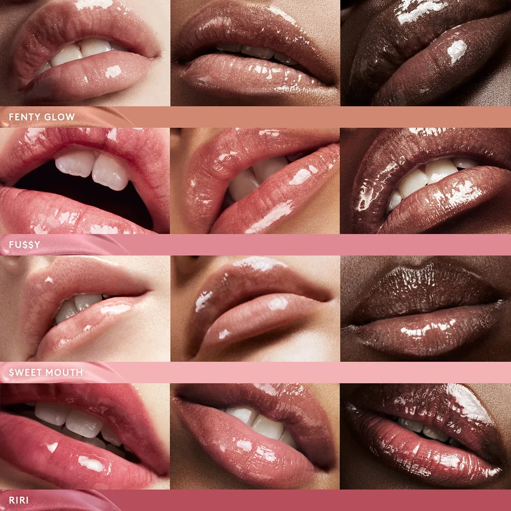 Блеск для губ с маслом ши Fenty Beauty Mini Gloss Bomb Universal Lip Luminizer, 5.5 мл, оттенок Fu$$y