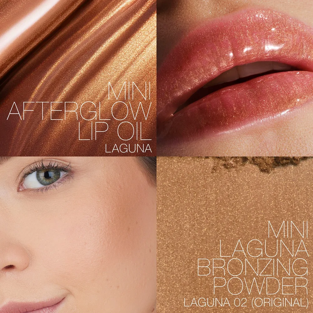 Пудра для загара и масло для губ NARS Mini Laguna Bronzer & Lip Oil Duo, 3.5 г