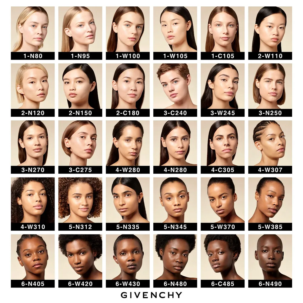 Рассветляющий уходовой тональный крем Givenchy Prisme Libre Skin-Caring Glow, 30 мл, оттенок W385