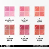 4-цветная рассыпчатая румяна Givenchy Prisme Libre Blush, 6 г, оттенок N°01 Mousseline Lilas — фото 1