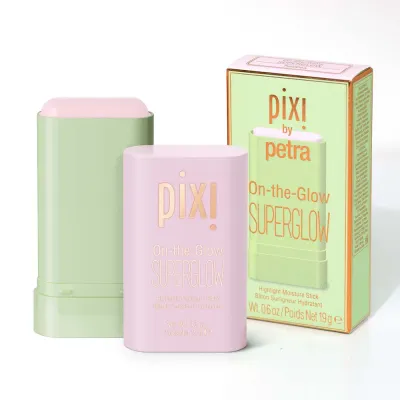 Румяна-хайлайтер в стике, увлажняющие Pixi On-the-Glow SuperGlow, 19 г